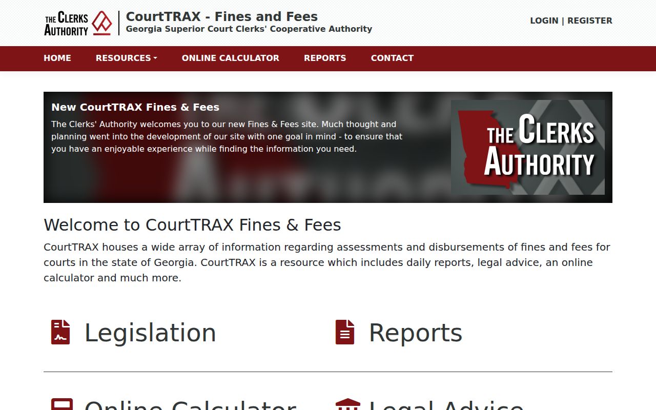 Tattnall County court docket CourtTRAX cost resource